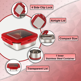 Eco Lock Lunch 800 ml Stainless Steel Lunch Box