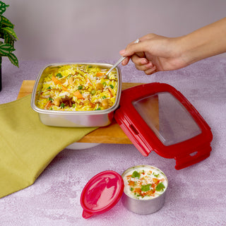 Eco Lock Lunch 800 ml Stainless Steel Lunch Box