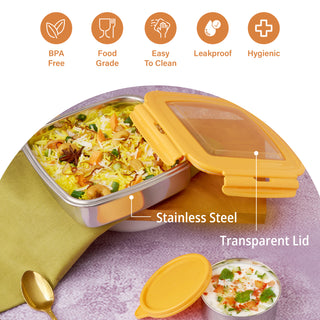 Eco Lock Lunch 800 ml Stainless Steel Lunch Box