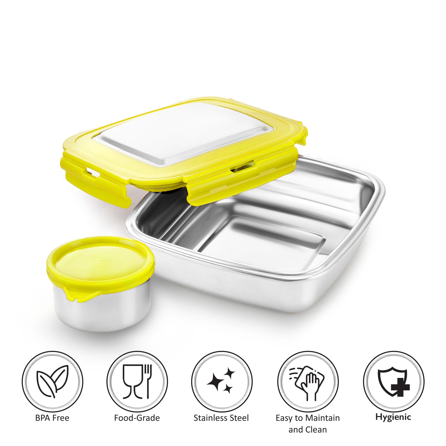 Eco Lock Lunch 800 ml Stainless Steel Lunch Box