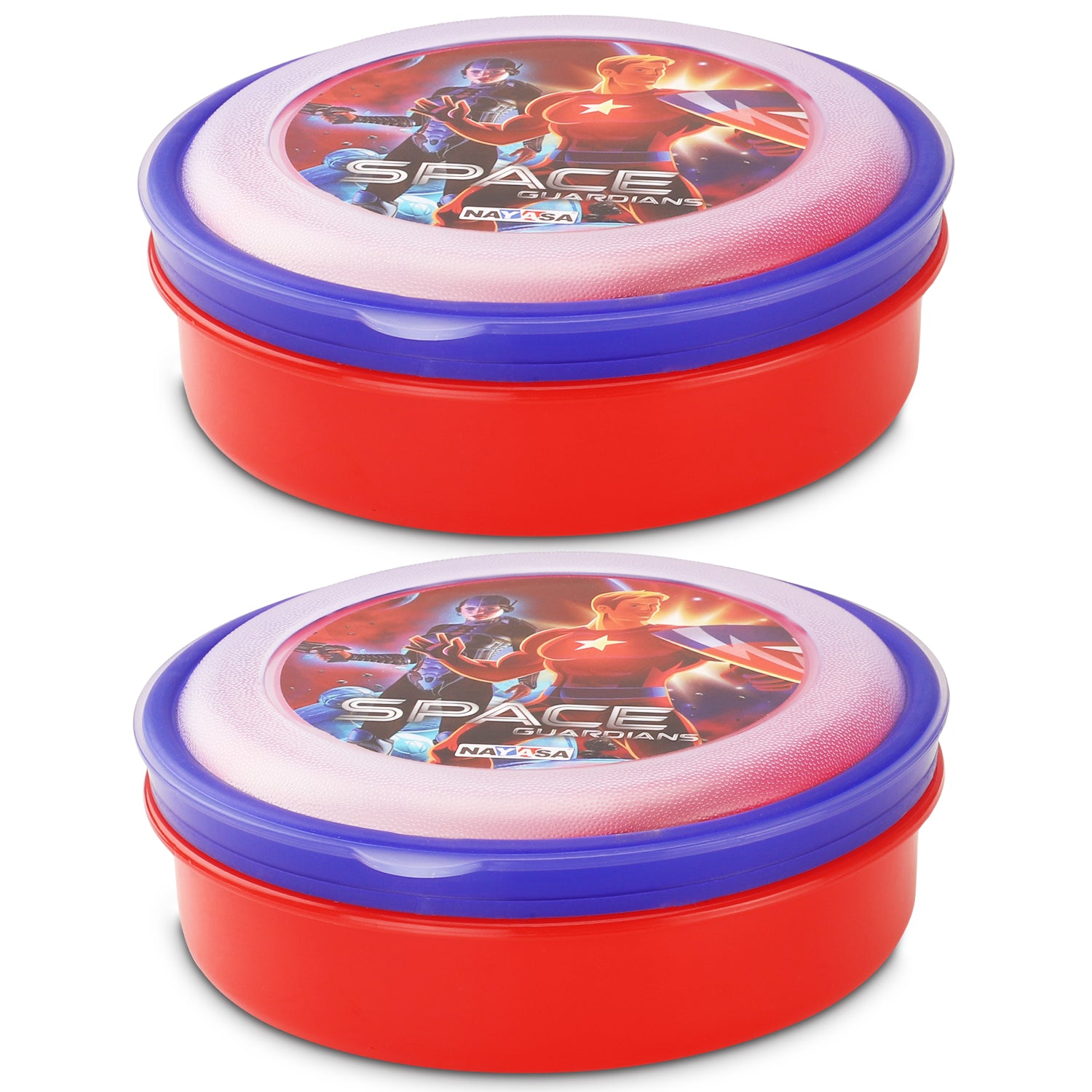 Spill Guard Lunch Box Red