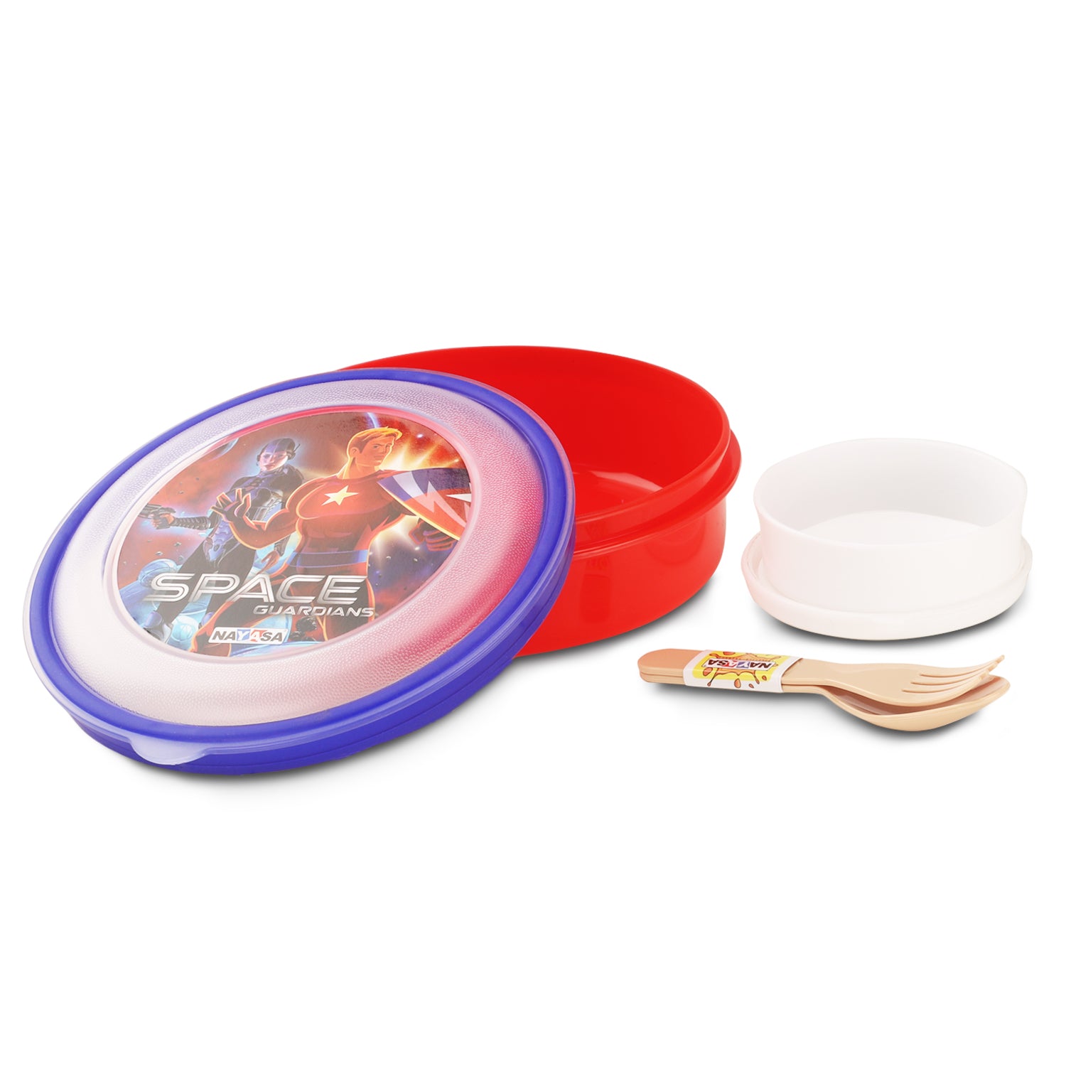 Spill Guard Lunch Box Red