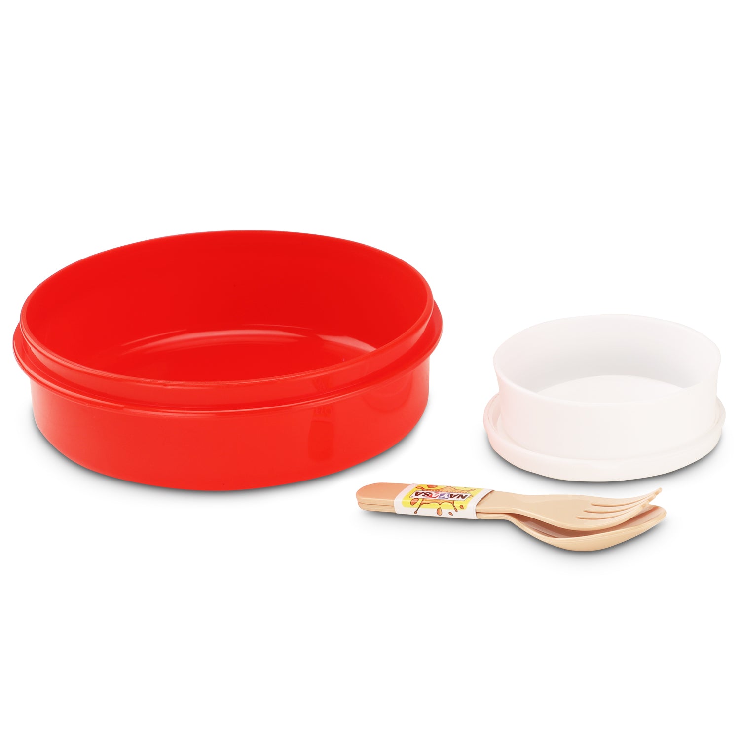 Spill Guard Lunch Box Red