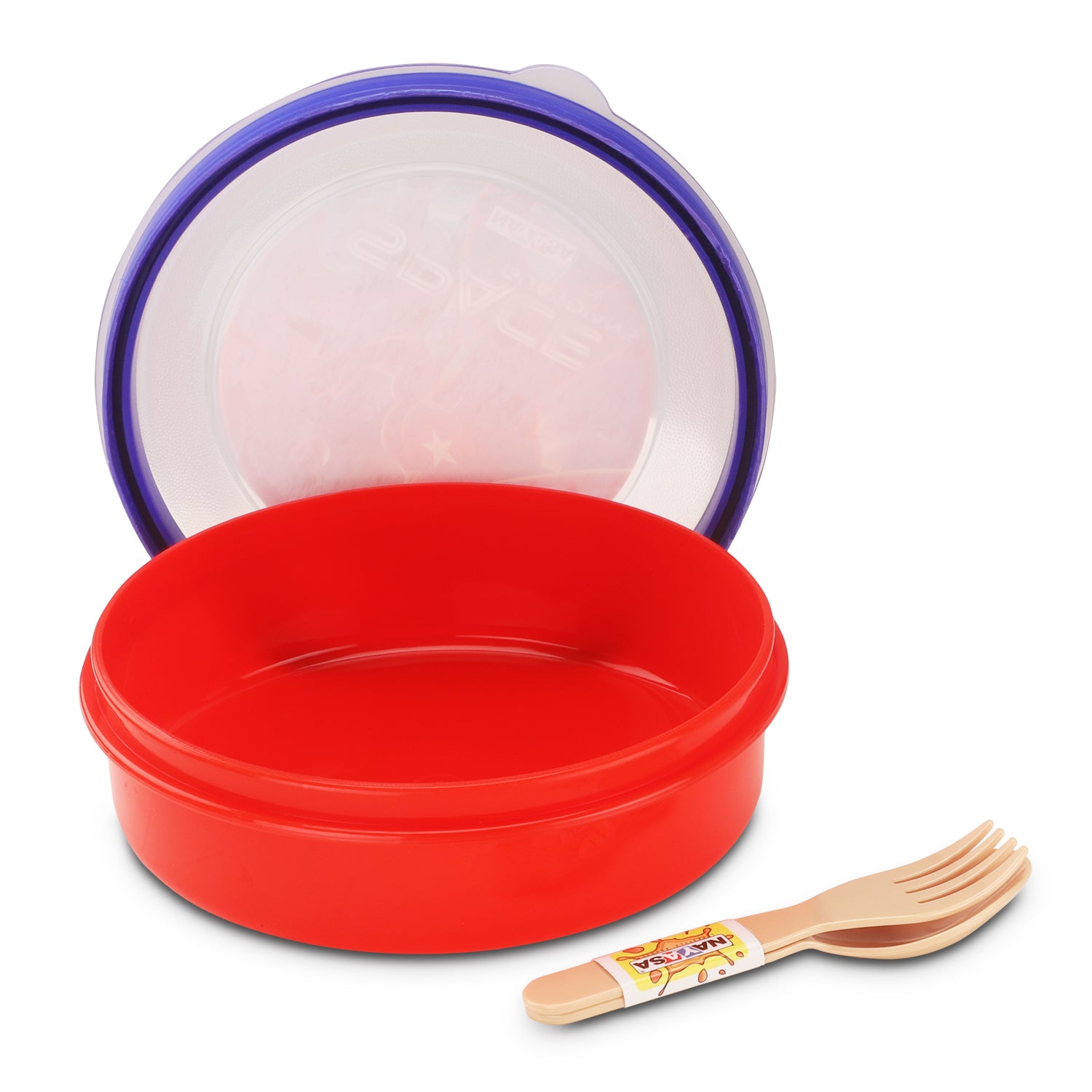 Spill Guard Lunch Box Red