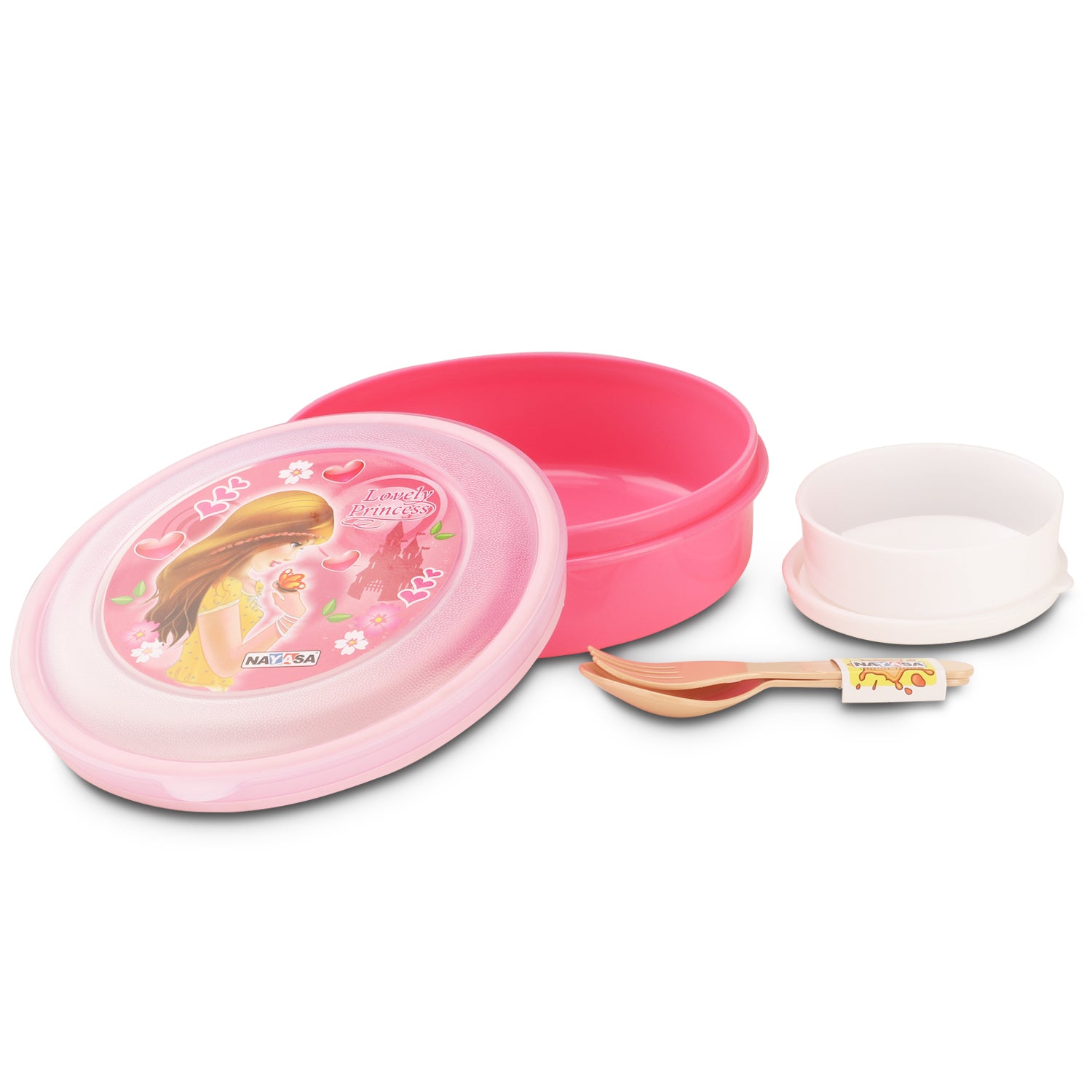 Spill Guard Lunch Box Pink
