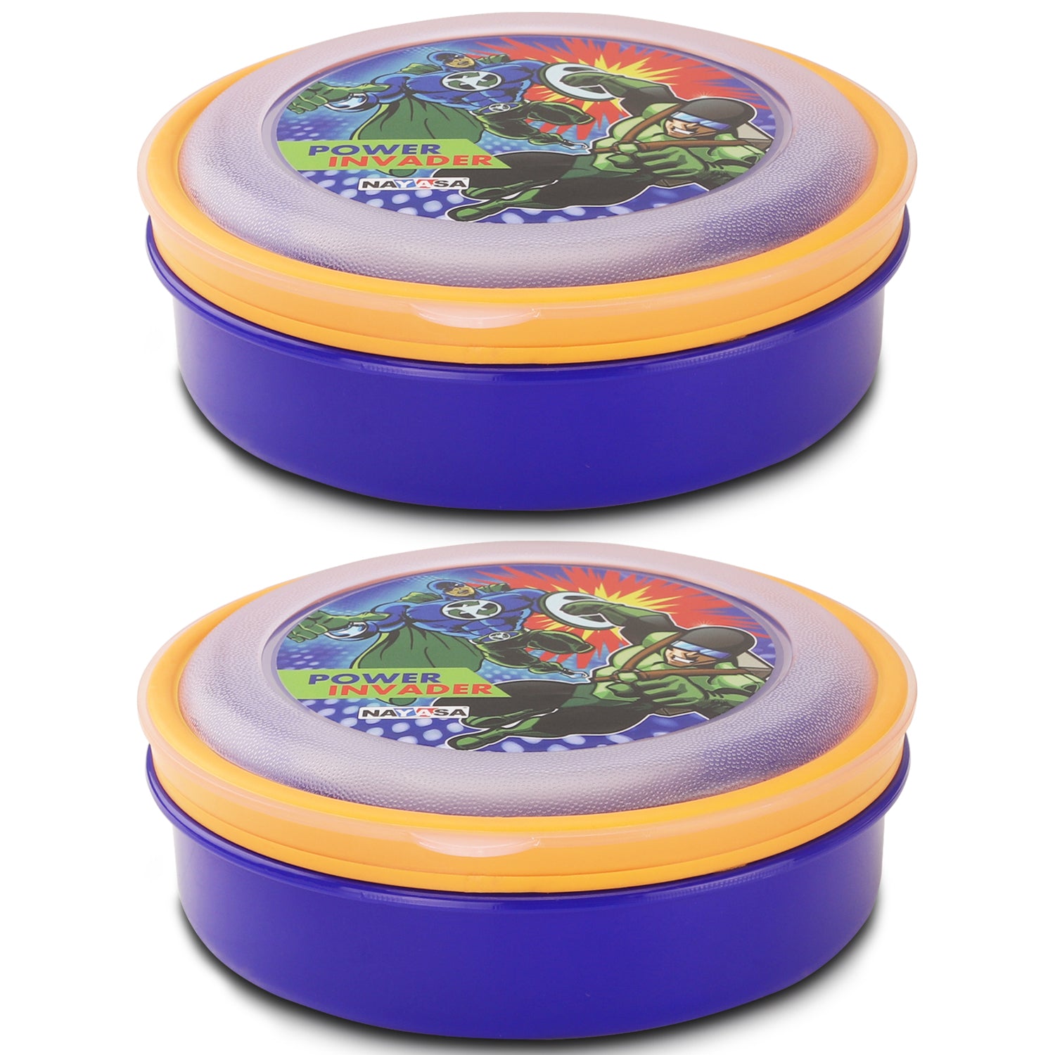 Spill Guard Lunch Box Blue