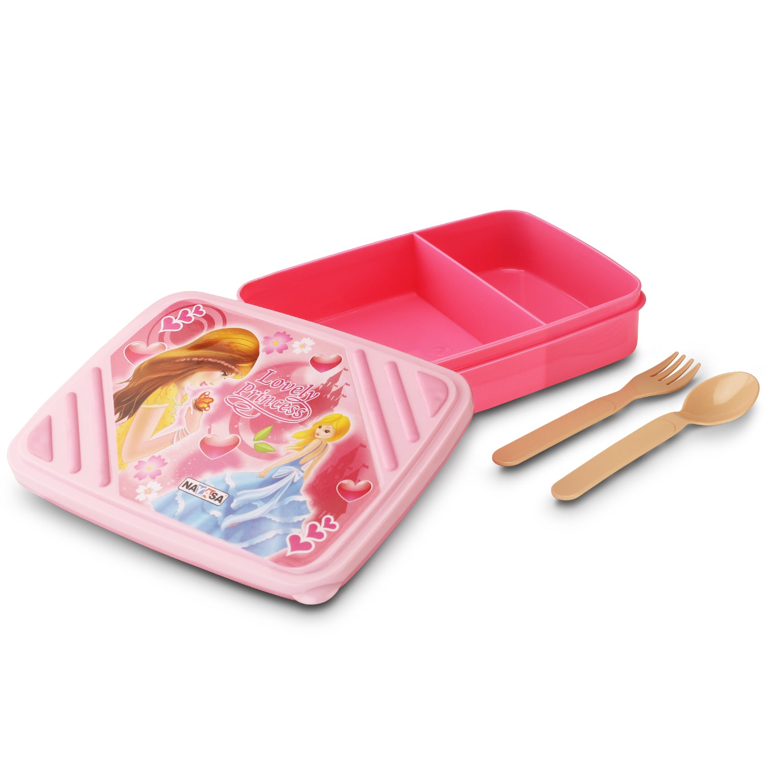 Spill Guard Lunch Box Pink