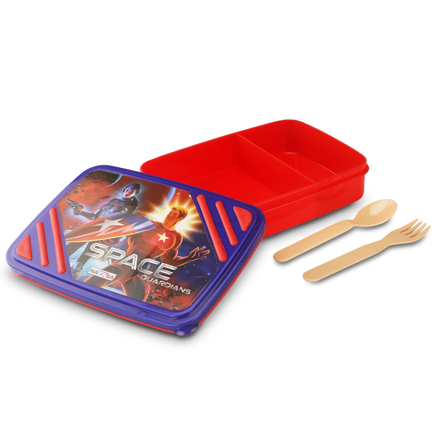 Spill Guard Lunch Box Red