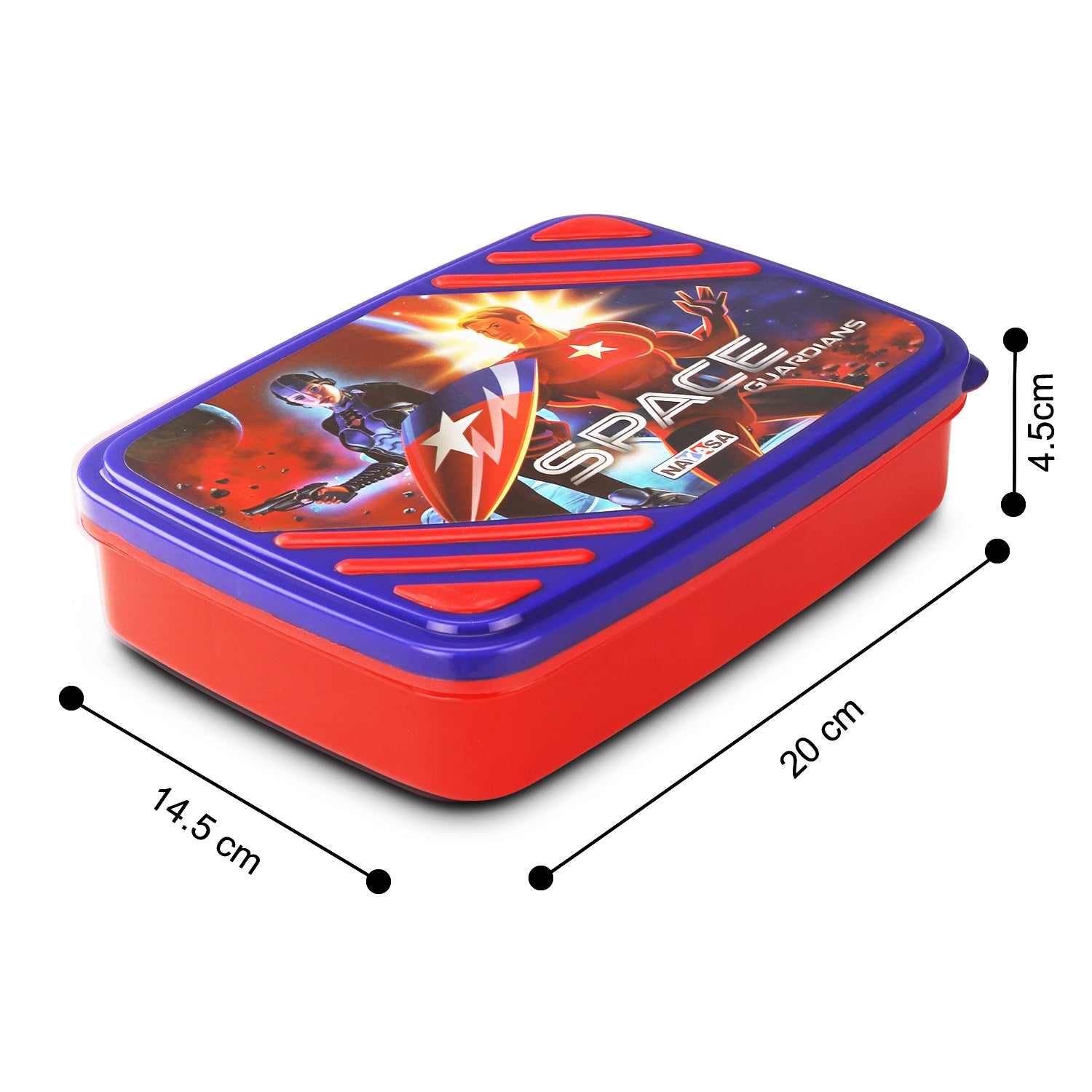 Spill Guard Lunch Box Red