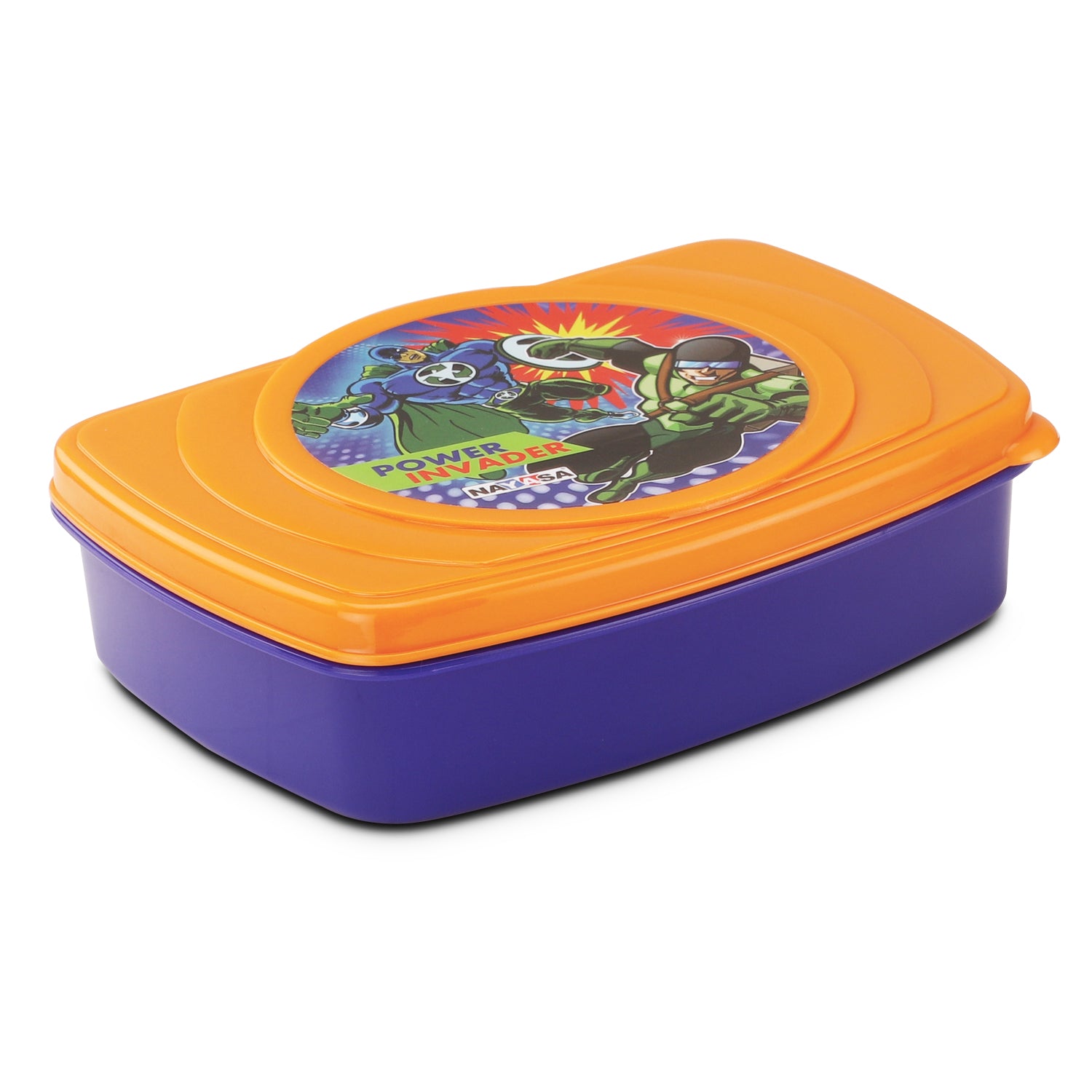 Zoom Regular Plastic Lunch Box Blue
