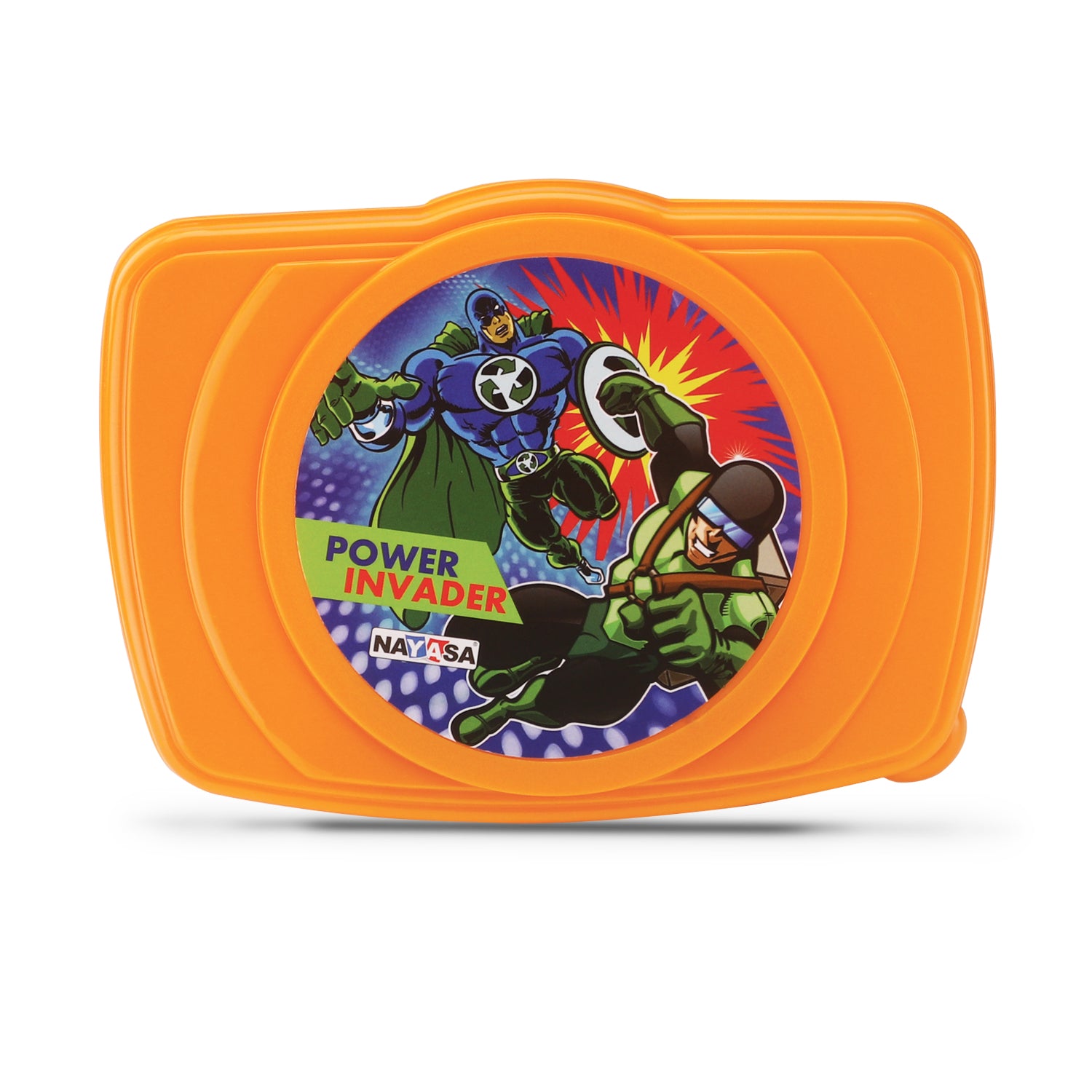 Zoom Regular Plastic Lunch Box Blue