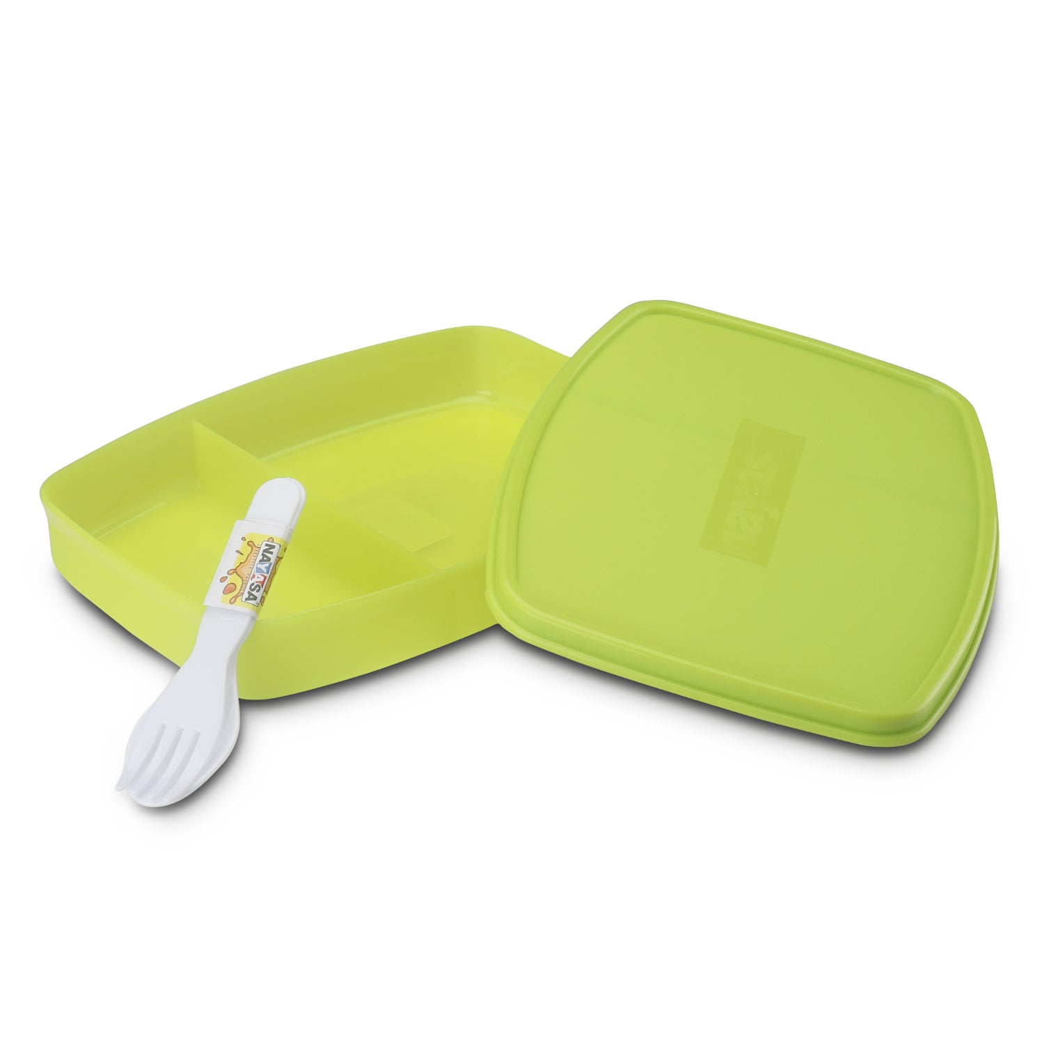 Witty Regular Lunch Box- Pack of 3 Green