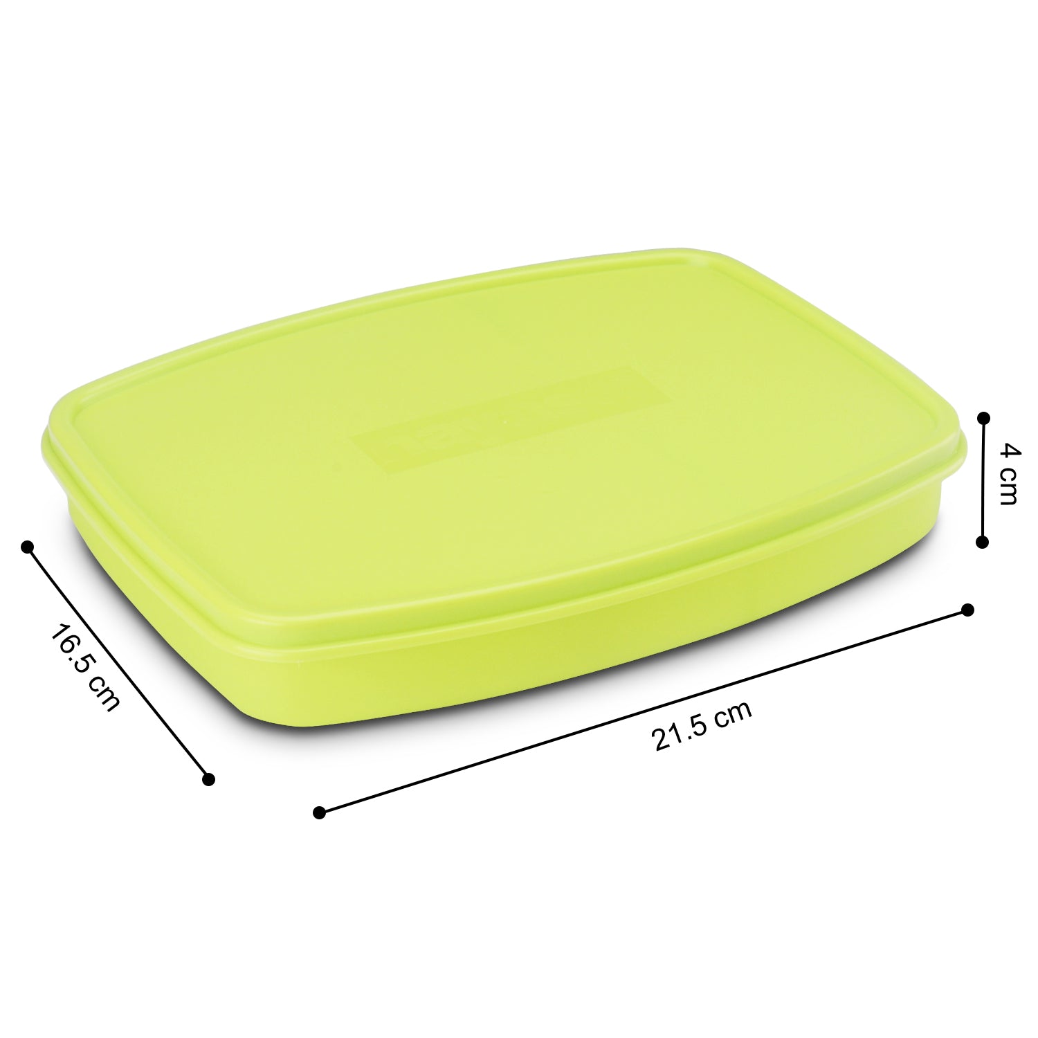 Witty Regular Lunch Box- Pack of 3 Green