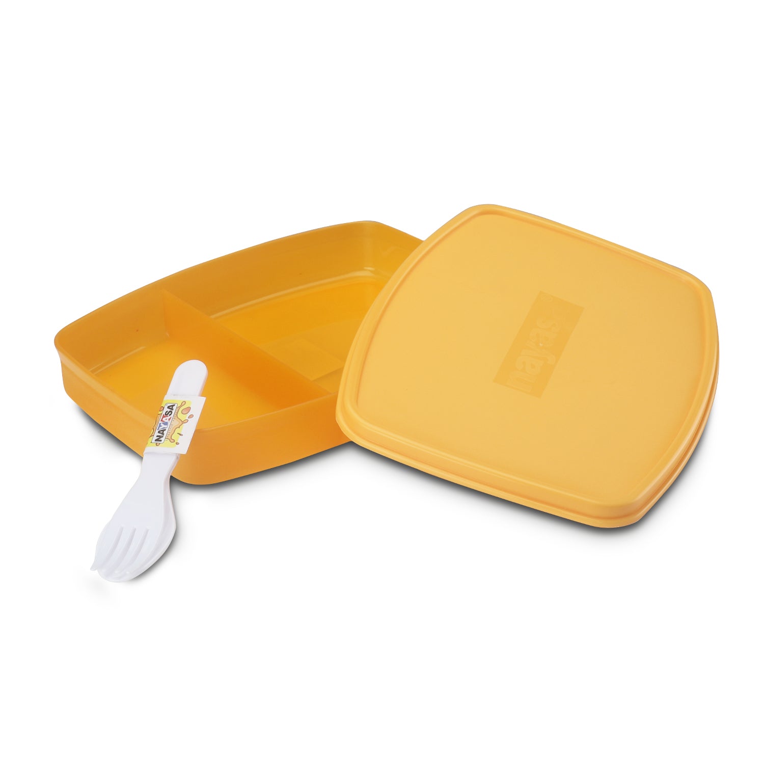 Witty Regular Lunch Box- Pack of 3 Orange