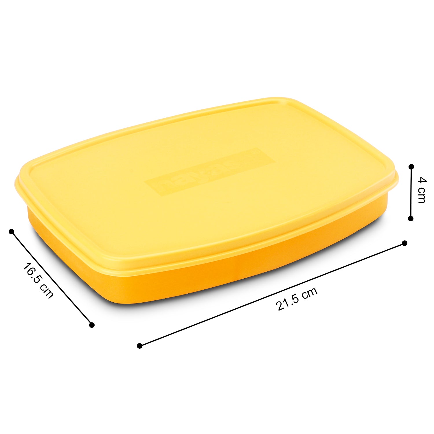 Witty Regular Lunch Box- Pack of 3 Orange