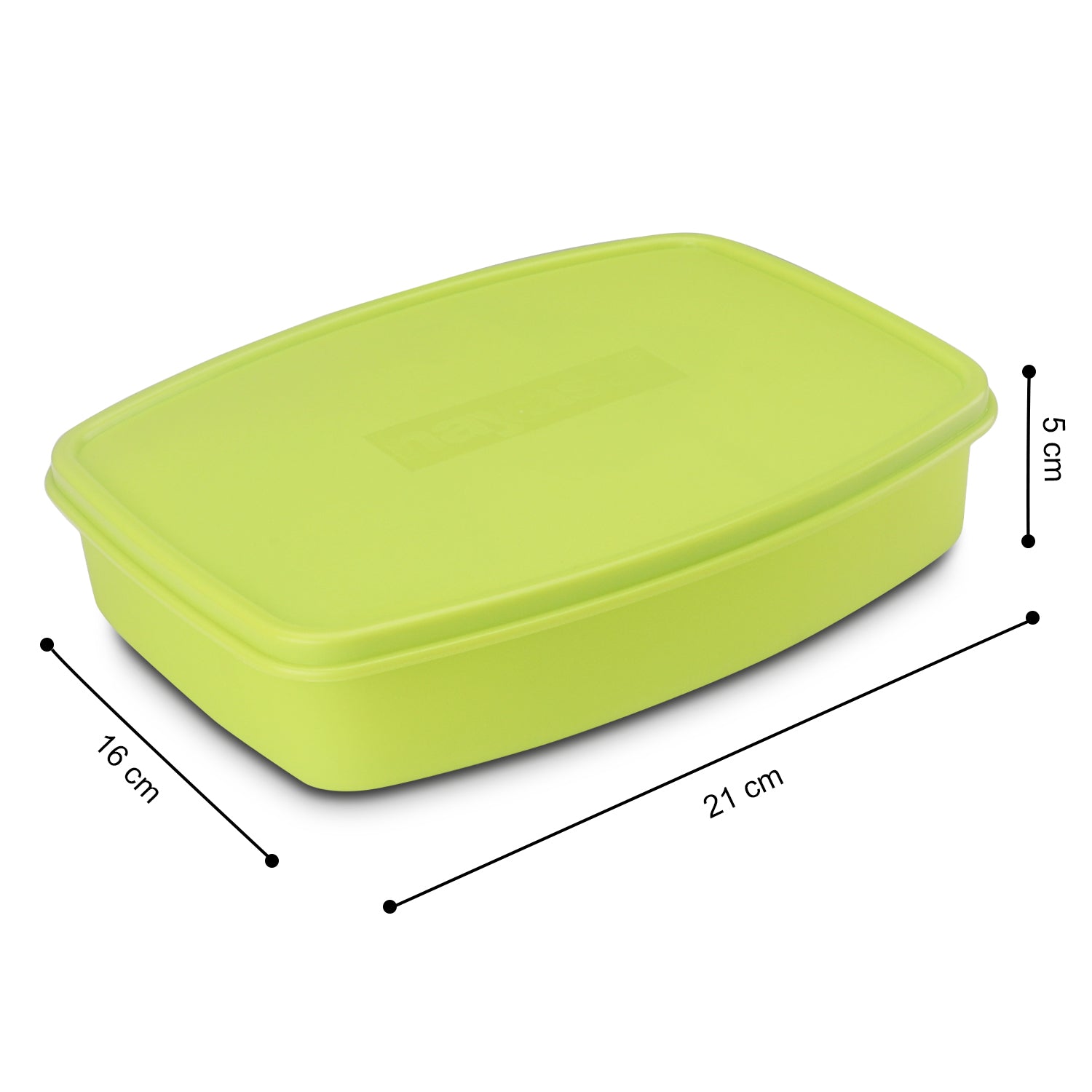 Witty Big Regular Lunch Box, set of 3 Green