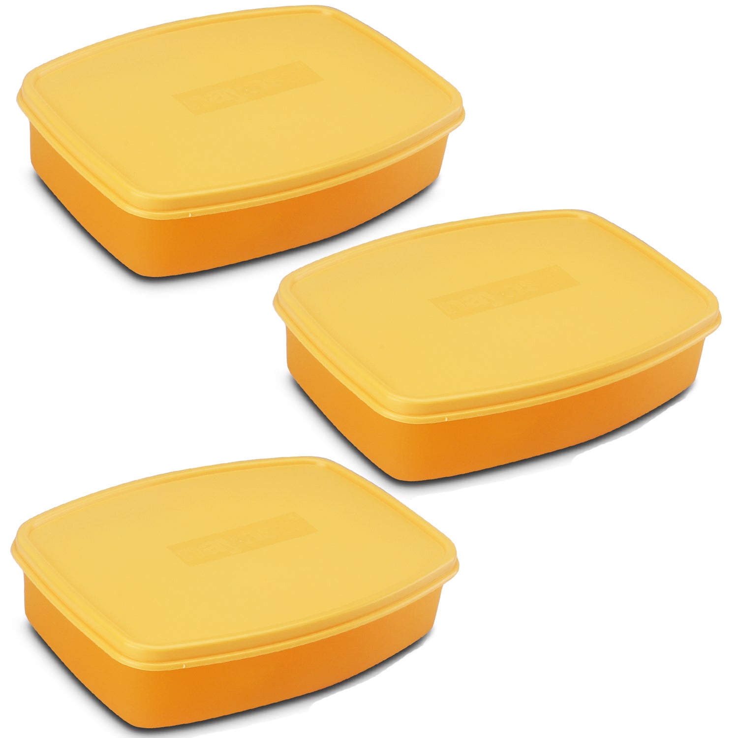 Witty Big Regular Lunch Box, set of 3 Orange
