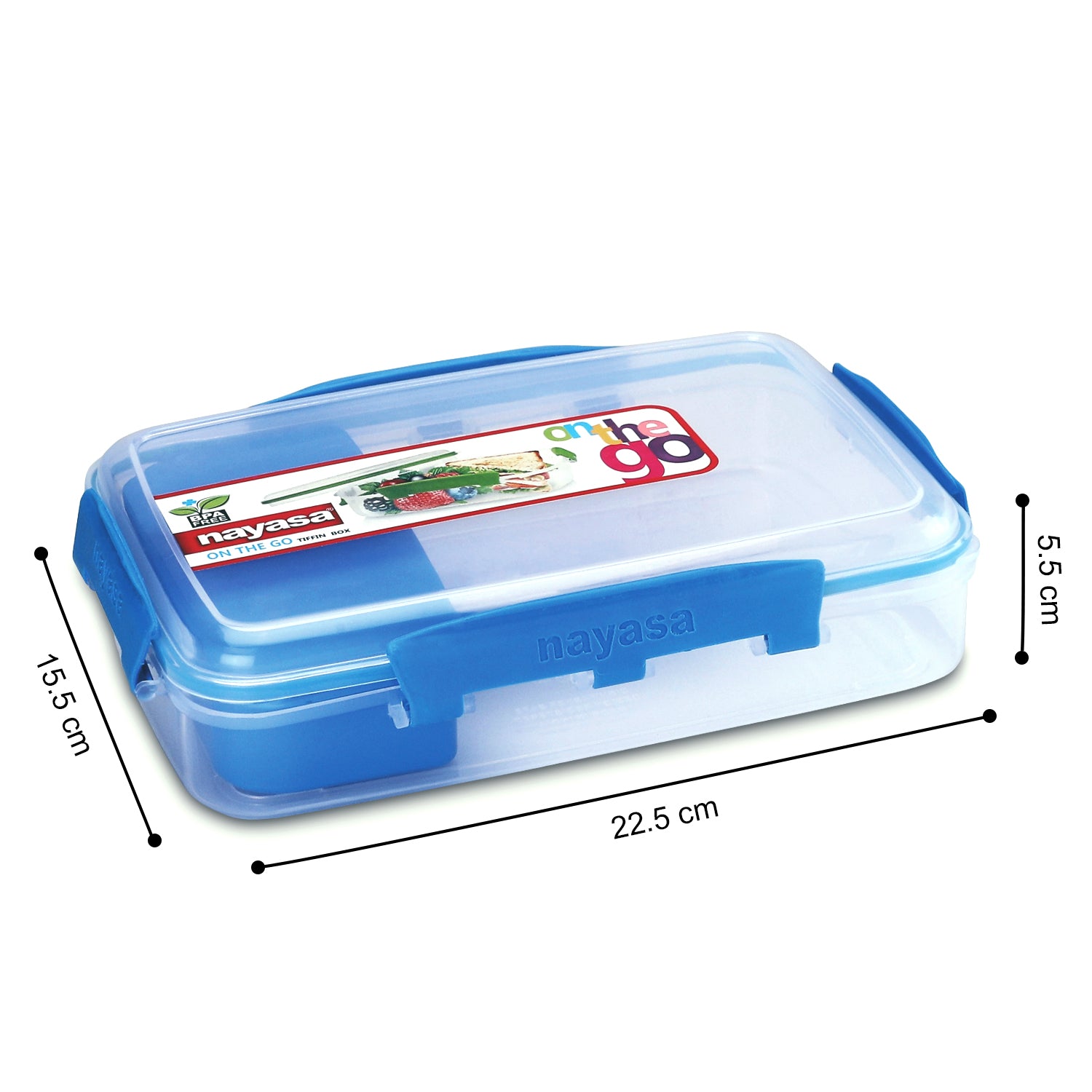 On The Go Lunch Box, Pack of 2 Yellow