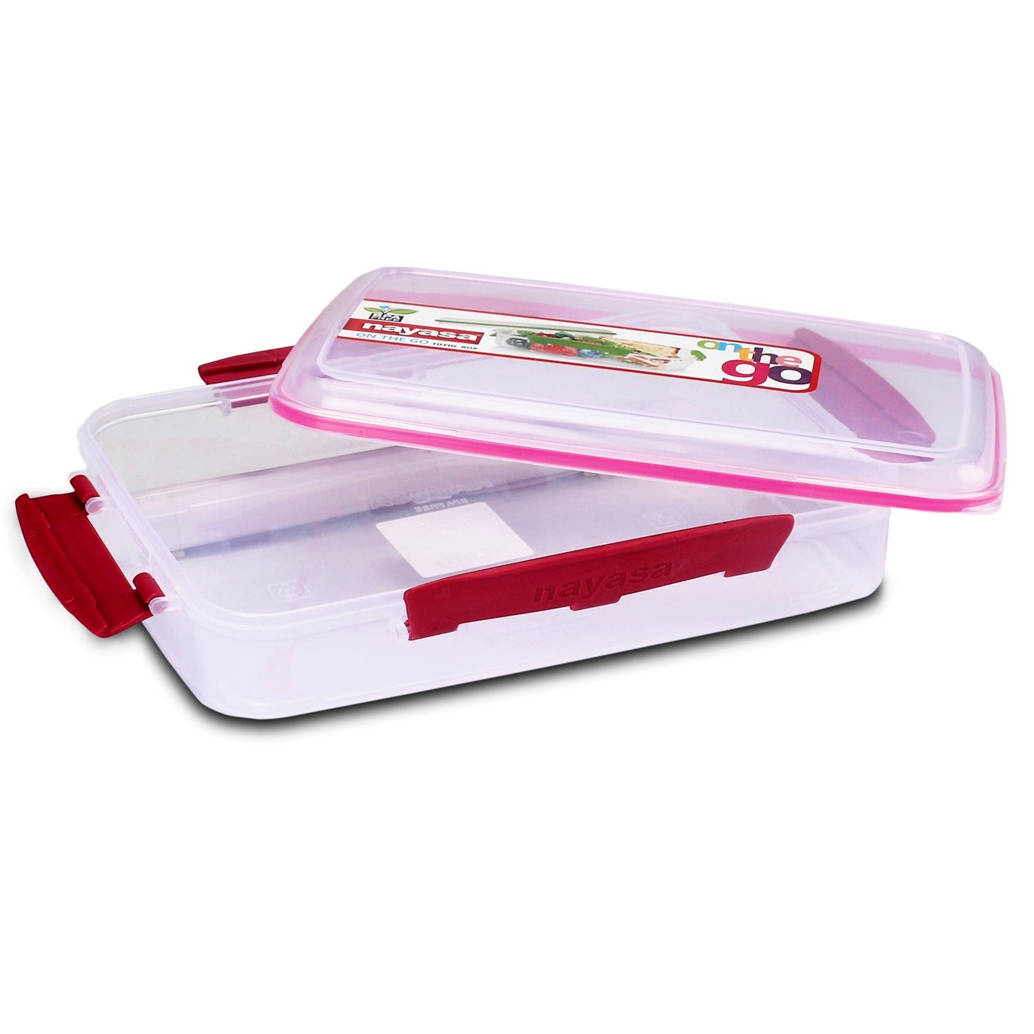 On The Go Lunch Box, Pack of 2 Pink