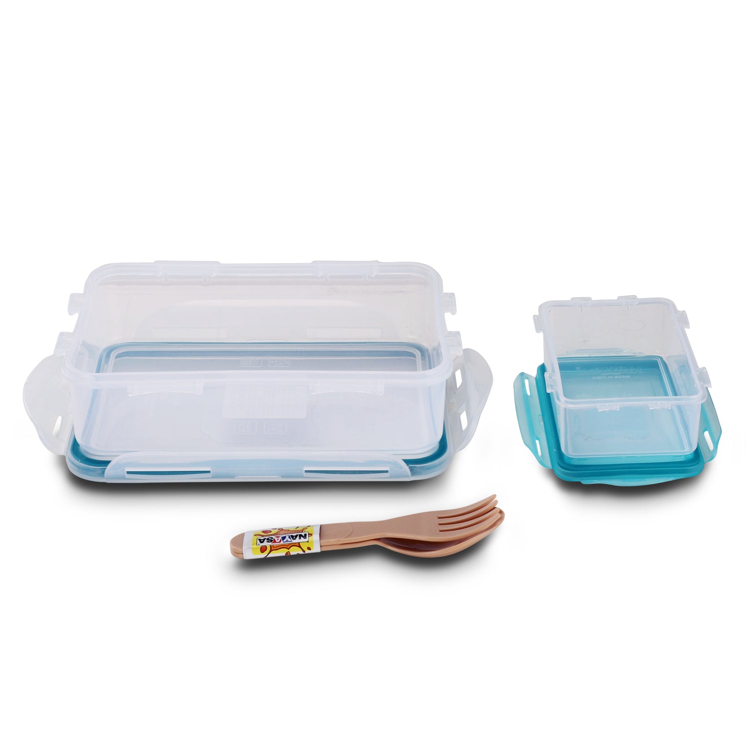 Super Lock Deluxe Lunch box Green / 550 ml / Set of 2