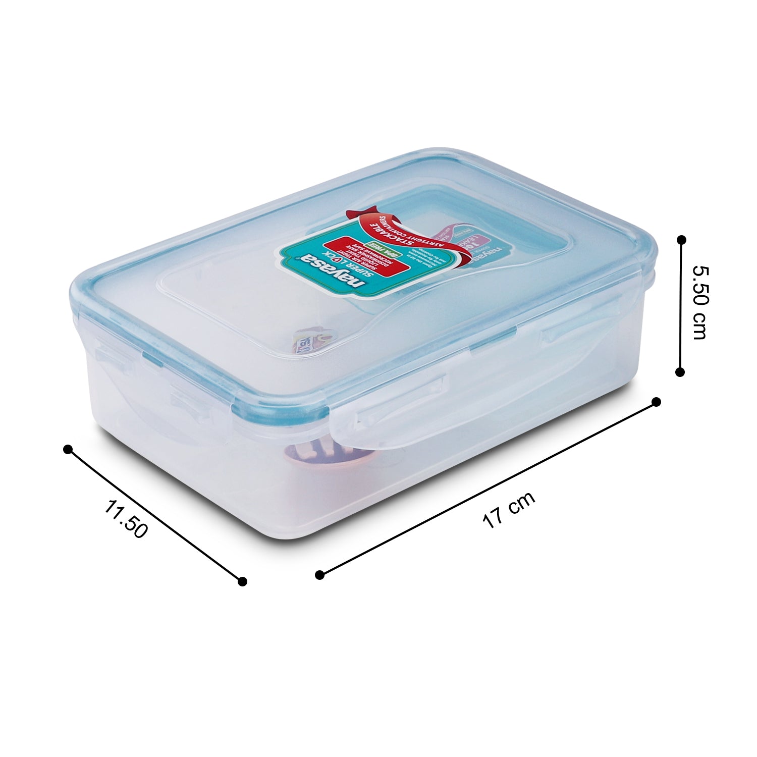 Super Lock Deluxe Lunch box Green / 550 ml / Set of 2