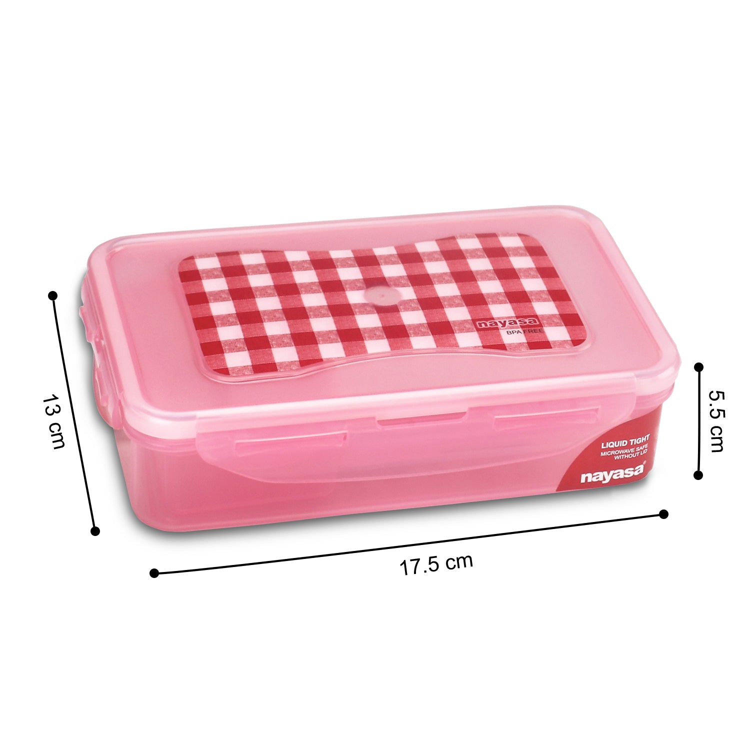 Super Lock Deluxe Lunch box Pink / 550 ml / Set of 2