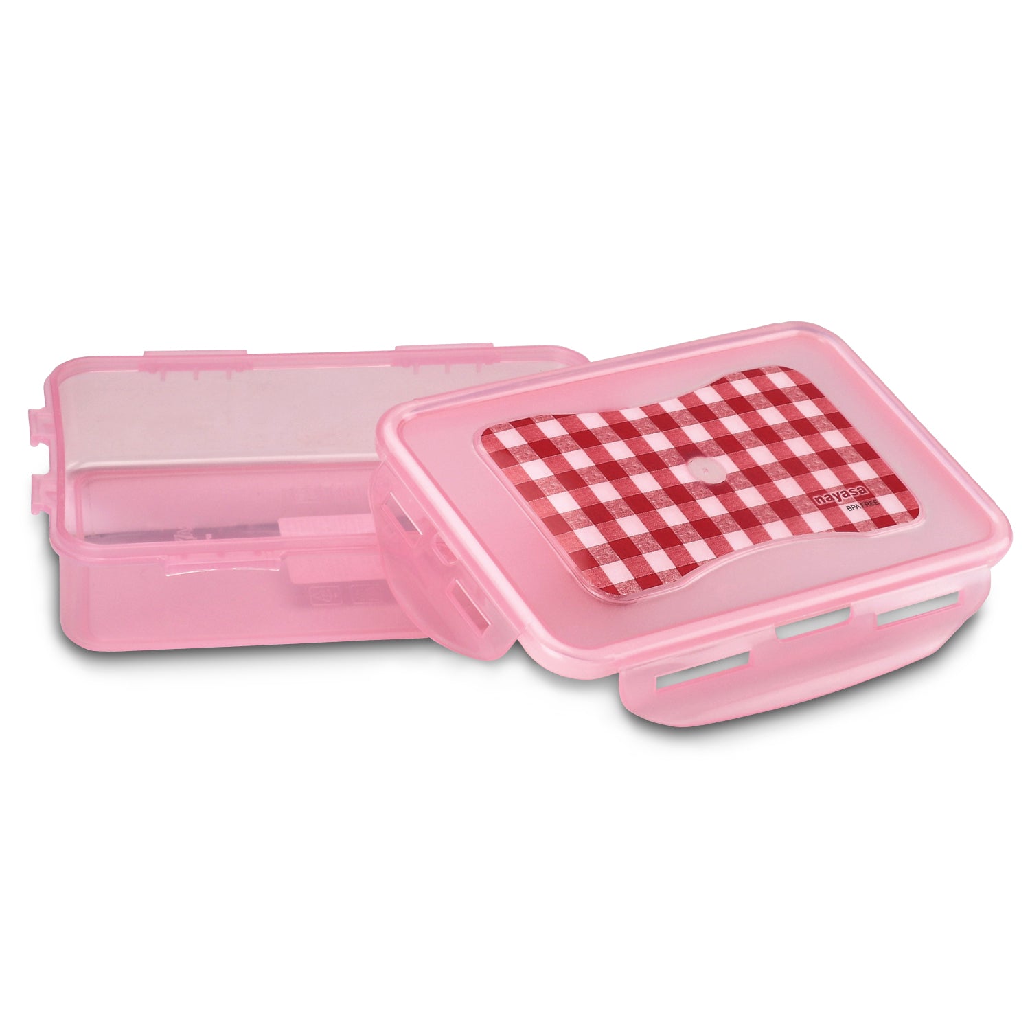 Super Lock Deluxe Lunch box Pink / 800 ml / Set of 2