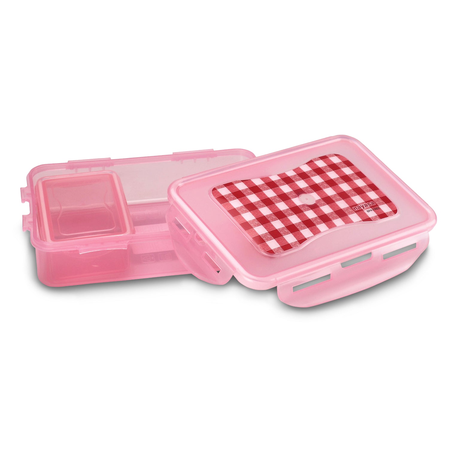 Super Lock Deluxe Lunch box Pink / 800 ml / Set of 2