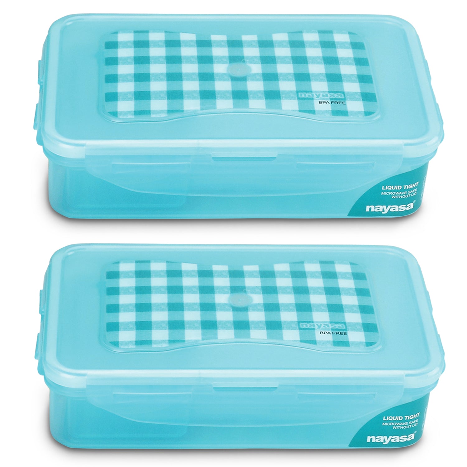 Super Lock Deluxe Lunch box Sky Blue / 800 ml / Set of 2