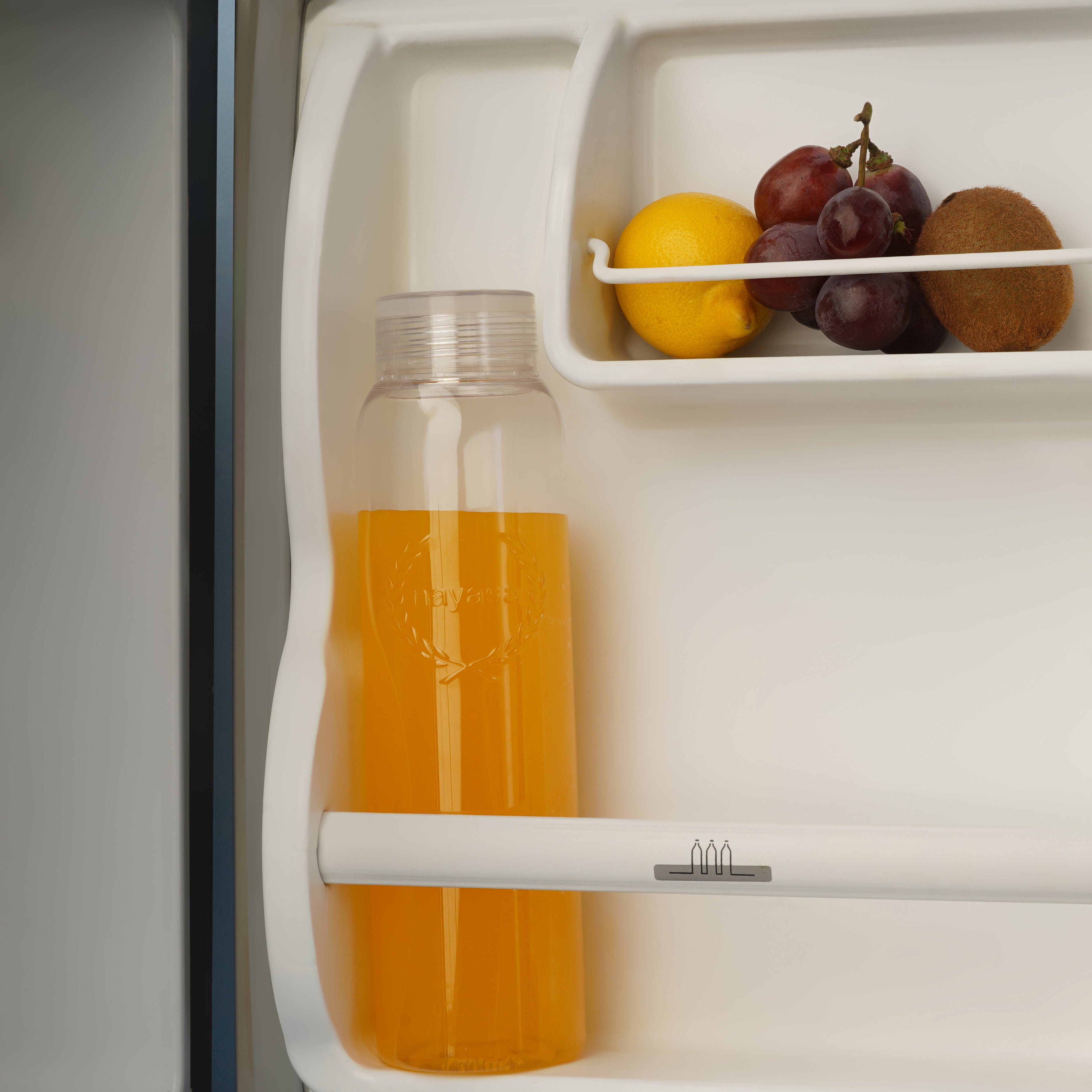 Clarity Plastic Water Bottle, 1000 ml Clear / Set of 6