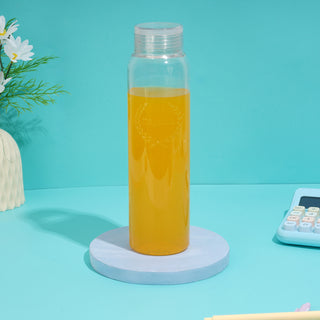 Clarity Plastic Water Bottle, 1000 ml Clear / Set of 6