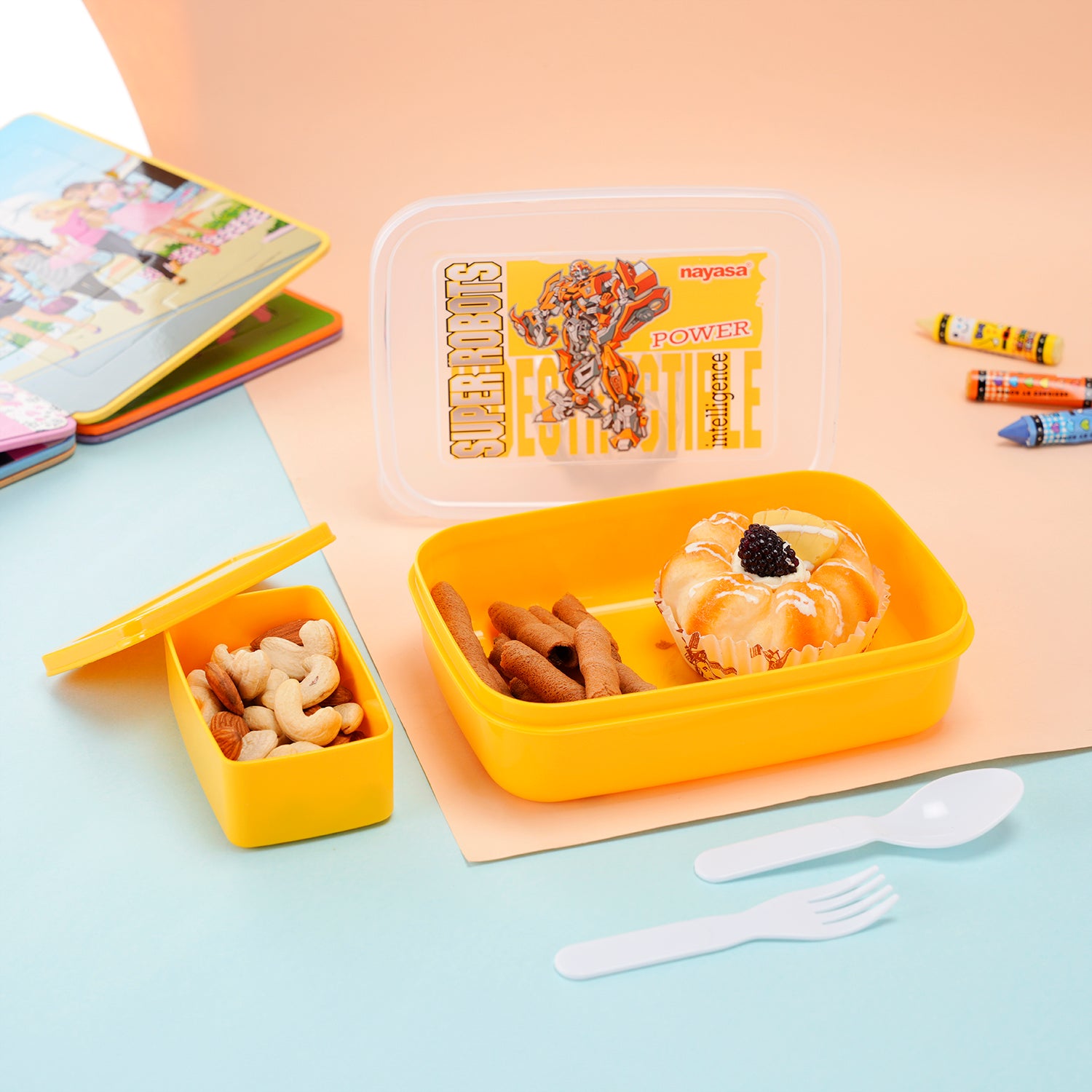 Ninja Regular Lunch Box Yellow