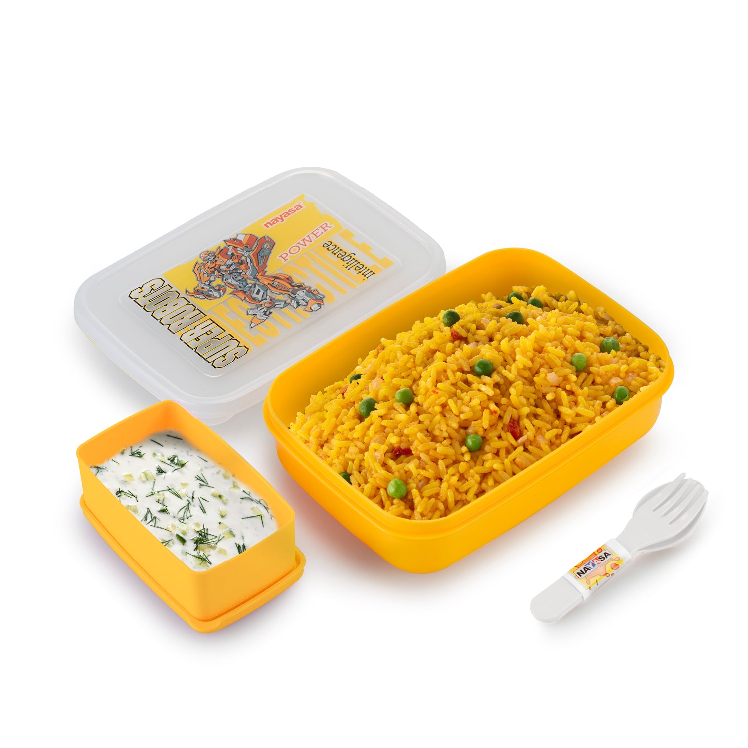 Ninja Regular Lunch Box Yellow