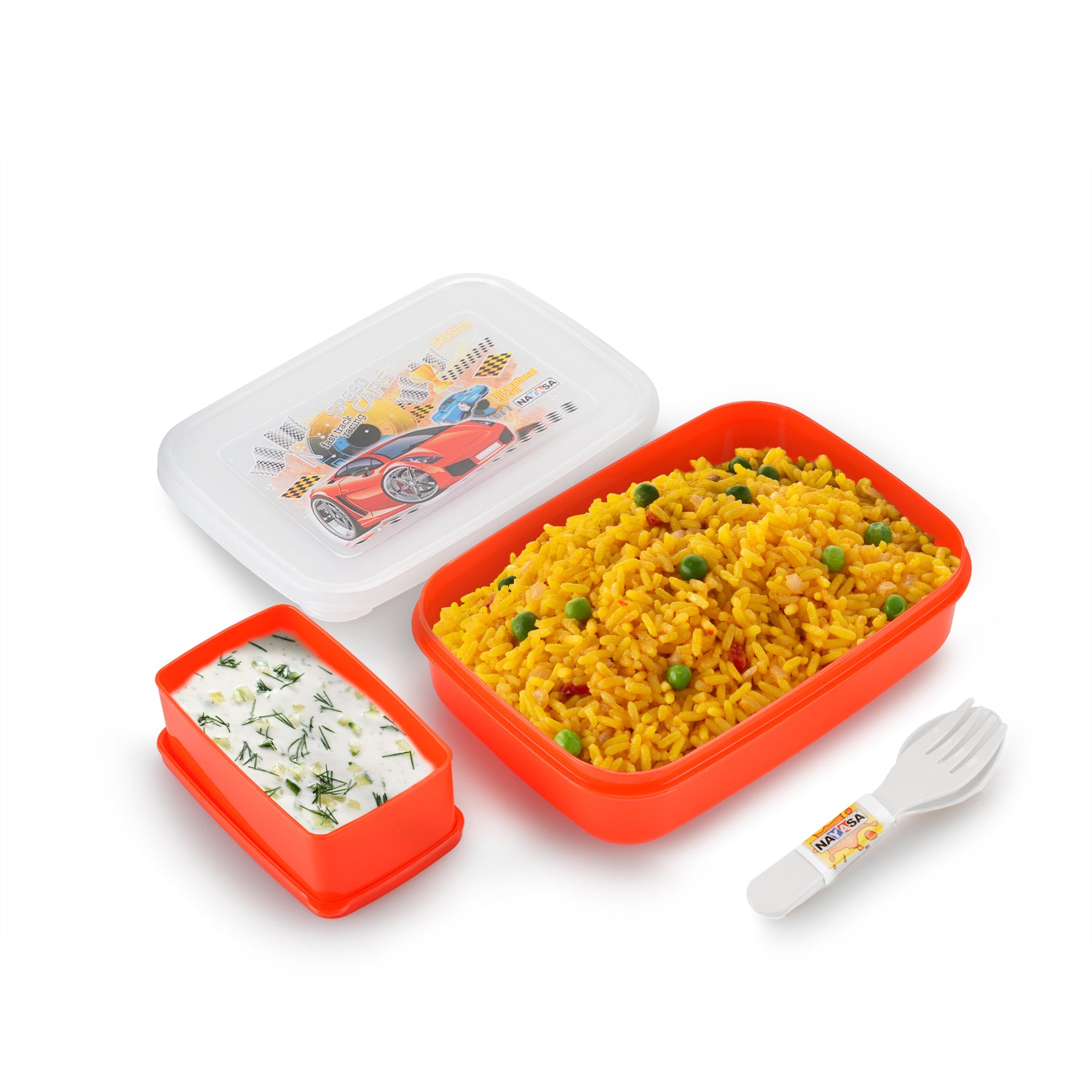 Ninja Regular Lunch Box Red