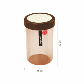Retro Food Storage Container Brown / 1500 ml / Set of 3