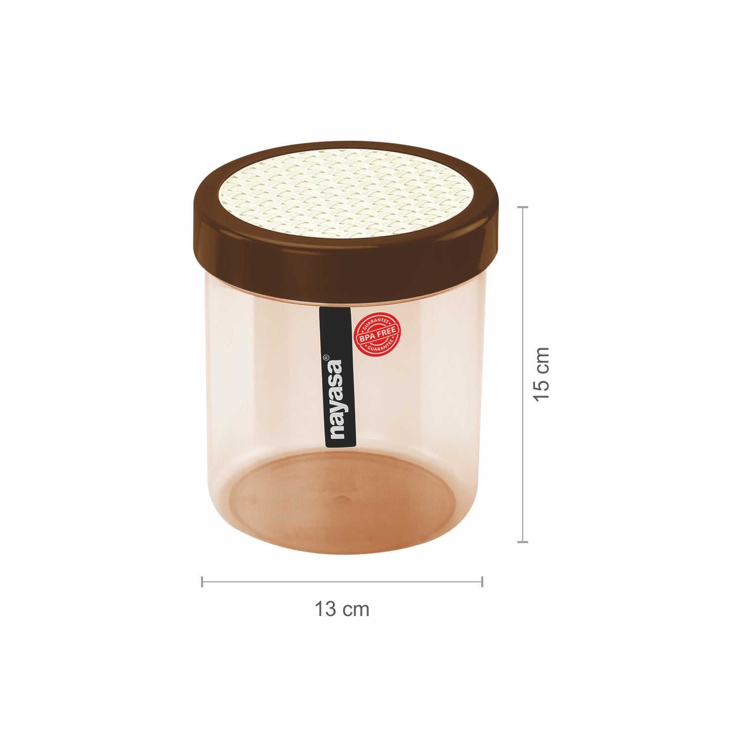 Retro Food Storage Container, 1500 ml Brown