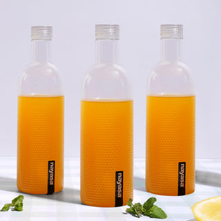 Turtle Plastic Water Bottle Clear / Set of 3 / 500 ml