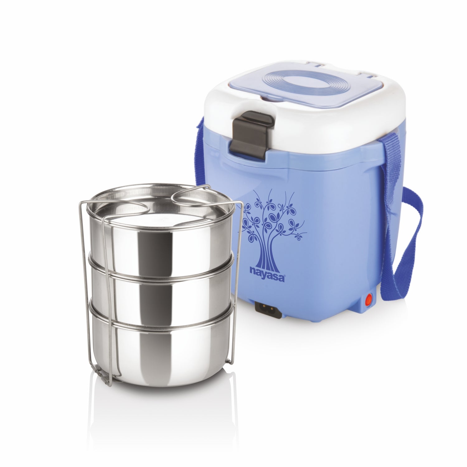 Electromate Electric Lunch Box Blue / 3 Layer