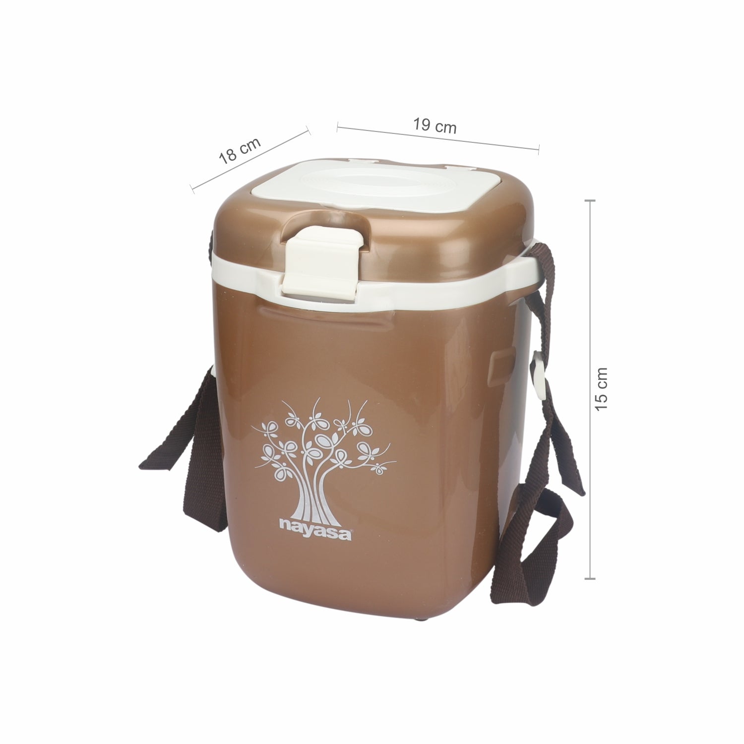 Electromate Electric Lunch Box Brown / 3 Layer