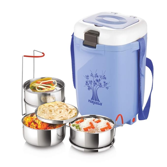 Electromate Electric Lunch Box Blue / 4 Layer