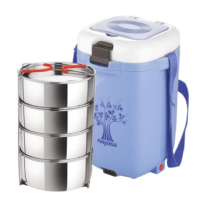 Electromate Electric Lunch Box Blue / 4 Layer