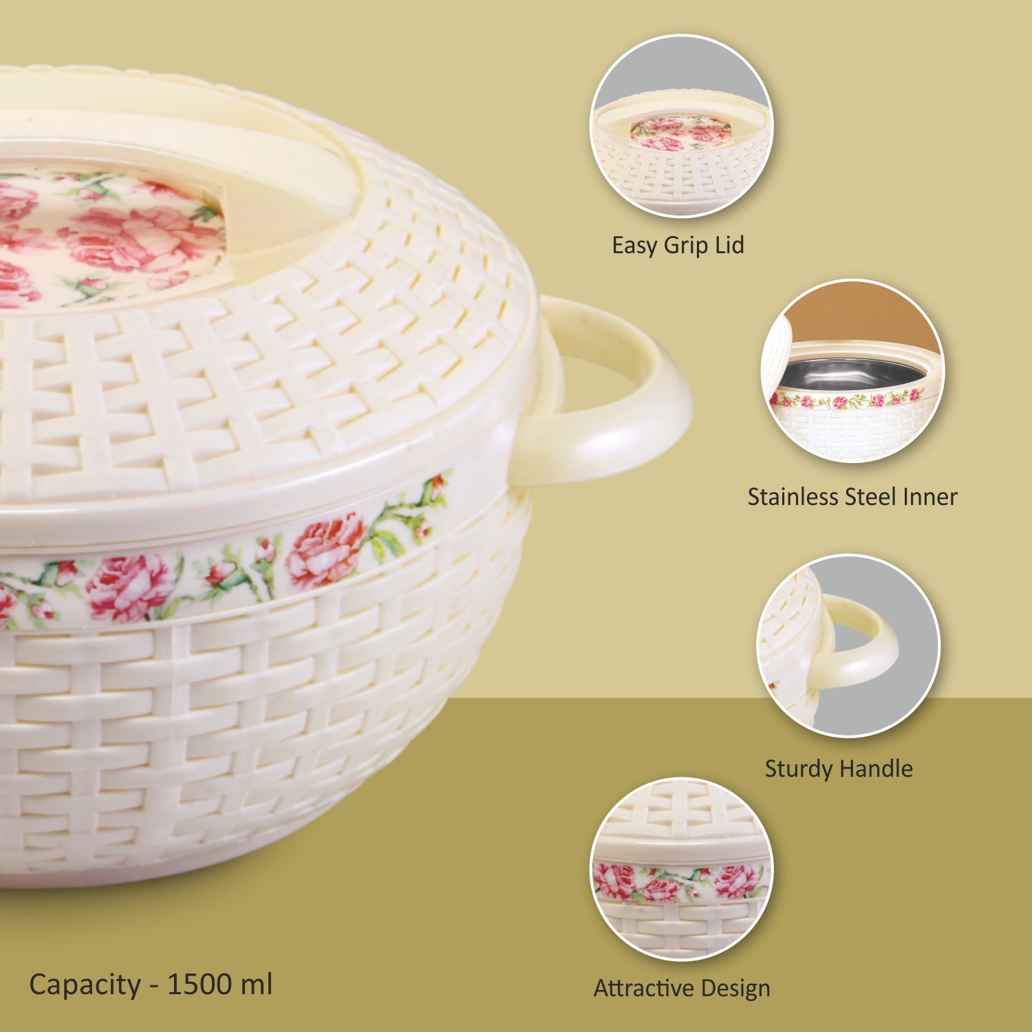 Ambrosia Casserole 1500 Ml Beige