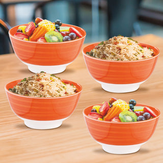 Melamine Noodle Bowl Deluxe, 750 ml Rustic / 4