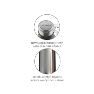 Innova Vacuum Flask 600 ML Black