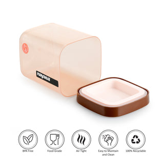 Fusion Food Storage Container Brown / 1000 ml / Set of 3