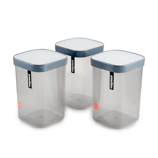 Fusion Food Storage Container Grey / 2100 ml / Set of 3