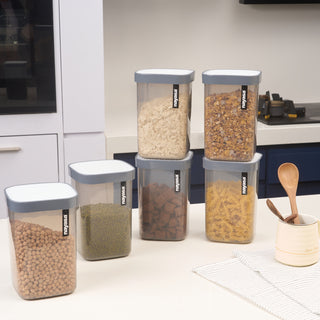 Fusion Food Storage Container Grey / 2100 ml / Set of 3