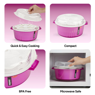 4 In 1 Idli Maker Pink