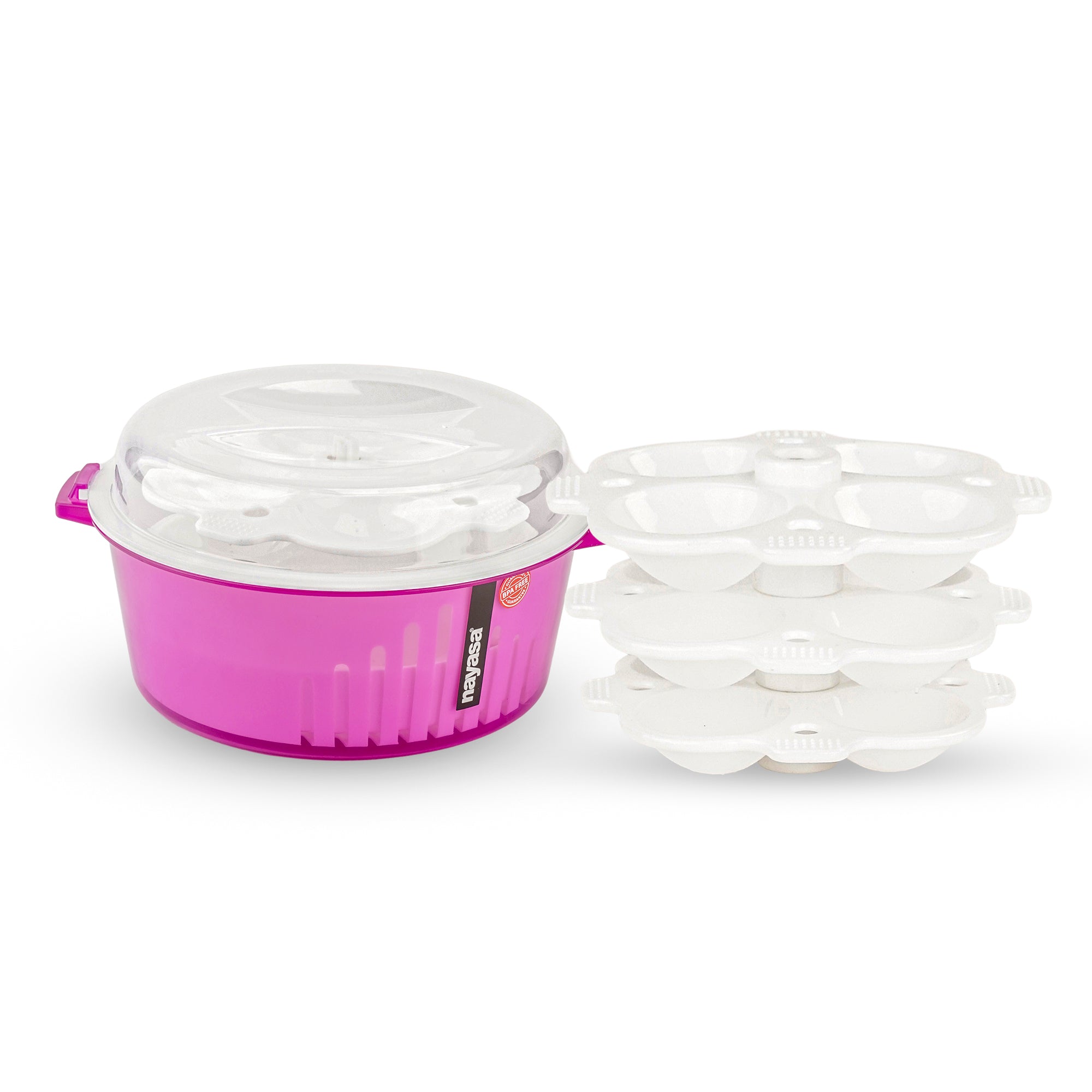 4 In 1 Idli Maker Pink