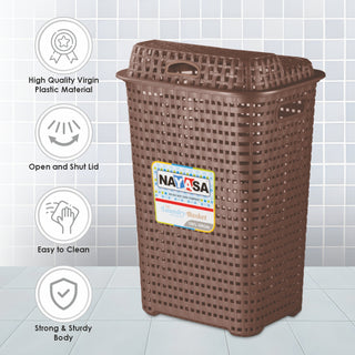 Laundry Basket Square Brown